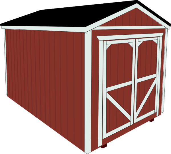 Painted Utility Shed - Image 7