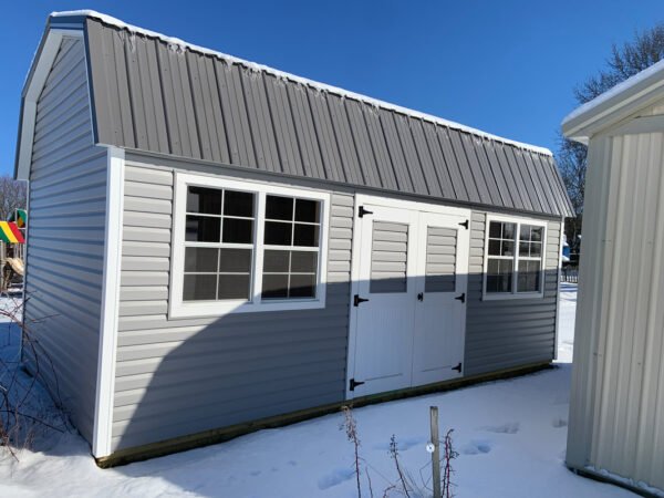 10x20 Vinyl Lofted Shed (New)