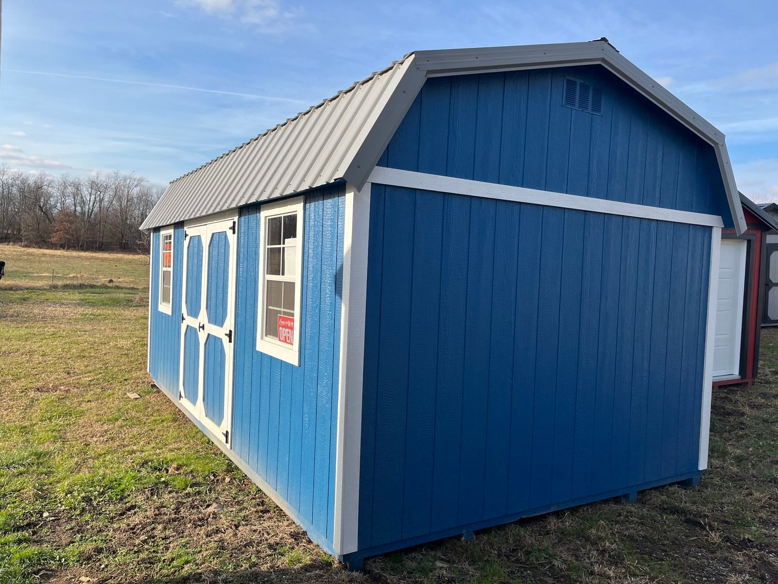 New 12x20 Painted Lofted Shed - Image 3