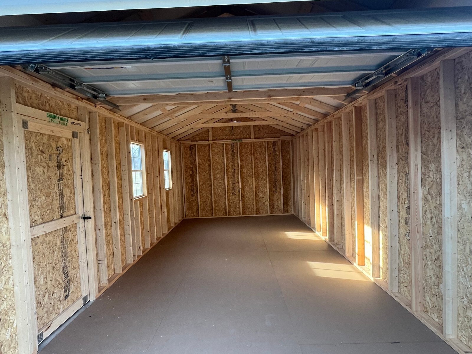 New 12x24 Painted Garage - Image 2